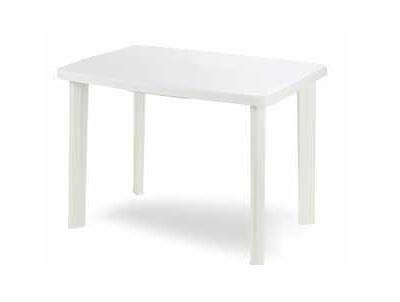 TAVOLO da giardino in RESINA Rettangolare 101x68x72 cm mod. FARETTO BIANCO