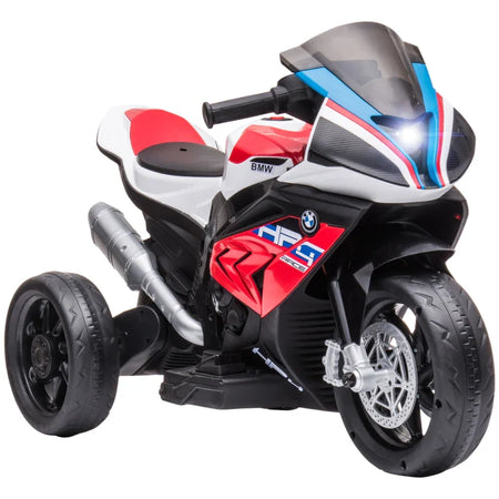 Moto per Bambini 18-60 Mesi Modello BMW HP4 con Fari, Musica e Pedali, in PP e Metallo, 82.5x42x54 cm, Rosso WS6370-211V90RDWS6