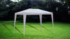 GAZEBO BIANCO CM. 200x300 MT. 2X3 IN ACCIAIO VERNICIATO TOP 100 GR/MQ