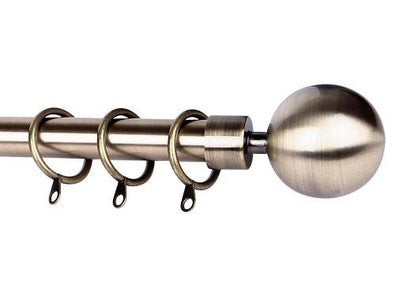 SCORRITENDA BRIXO ETRURIA SFERA BRONZO BASTONE PER TENDE ARREDO CASA