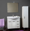 MOBILE BAGNO CLAUDIA 2 ANTE 3 CASSETTI CON SPECCHIO ILLUMINAZIONE LED E LAVABO