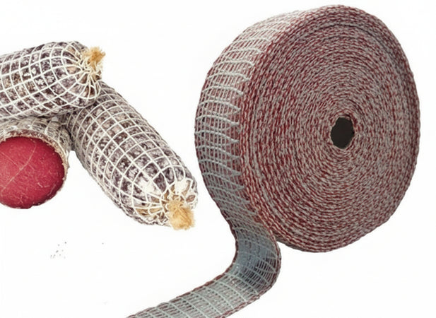 RETI RETE GARZA ELASTICA PER INSACCATI SALUMI 16 QUADRI ROTOLO 50 MT