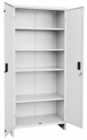 ARMADIETTO ARMADIO TUTTO PIANI METALLO ALTO RIPIANI MENSOLE FERRO 100X40X H180CM