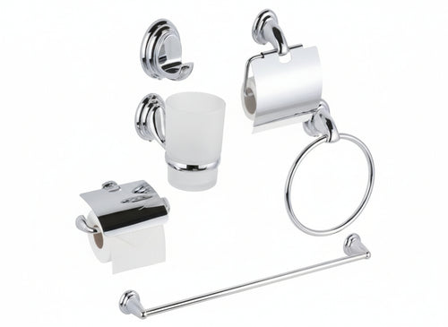 SET ACCESSORI BAGNO FACILE 5 PZ