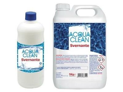 SVERNANTE ACQUA CLEAN PER PISCINE PREVENZIONE ALGHE MANUTENZIONE PISCINA