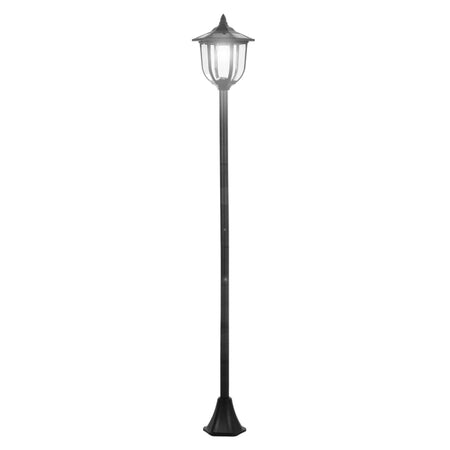 Lampione da Esterni con 6 Luci Led e Pannelli Solari Impermeabile Accensione Automatica Durata 6 Ore Altezza 177cm  XC3B30-006XC3