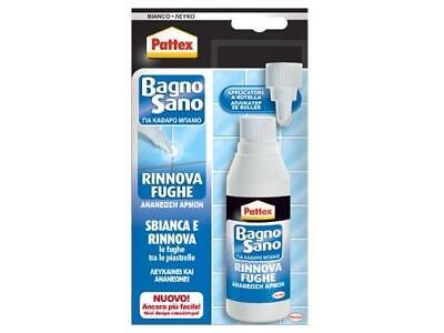 SBIANCA E RINNOVA FUGHE FESSURE PAVIMENTO BIANCO PATTEX ML. 125