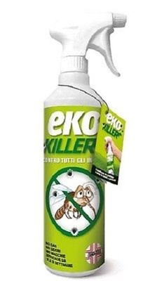 EKO KILLER EKOKILLER INSETTICIDA ANTIPARASSITARIO SPRAY 750ml BIO TUTTI INSETTI