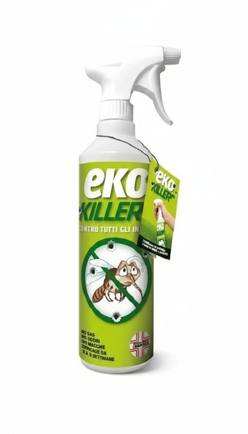 EKO KILLER EKOKILLER INSETTICIDA ANTIPARASSITARIO SPRAY 750ml BIO TUTTI INSETTI