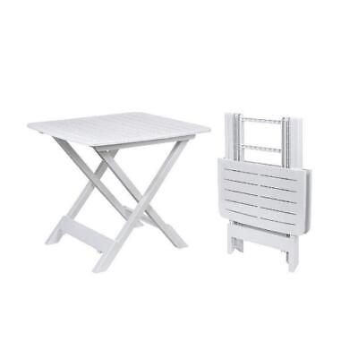 TAVOLO TEVERE PIEGHEVOLE cm. 79x72x70 h col. Bianco