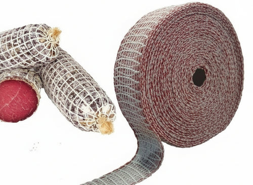RETI RETE GARZA ELASTICA PER INSACCATI SALUMI 14 QUADRI ROTOLO 50 MT