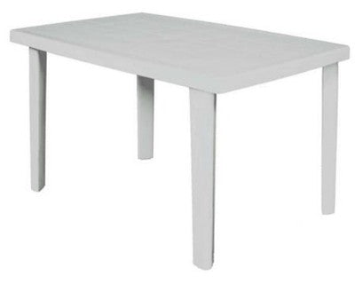 TAVOLO MARTE VERDE O BIANCO IN POLIPROPILENE CM. 100X67X72H