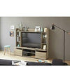KIT PARETE ATTREZZATA LIVING SILVER CM. 165X150X40 ROVERE