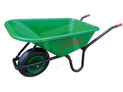 CARRIOLA CON VASCA IN PLASTICA COL. VERDE LT. 100 CARRIOLE