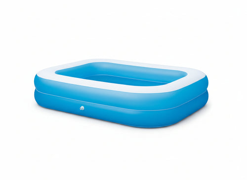 PISCINA FUORITERRA GONFIABILE RETTANGOLARE 2 ANELLI 262x175x56H CM. INTEX