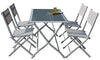 SET TAVOLO + 4 SEDIE PIEGHEVOLE ARREDO ASTRO HFS-268