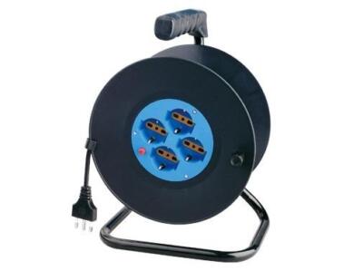 AVVOLGICAVO DOMESTICO ELETTRICO BRIXO 50 MT. PROLUNGA PROLUNGHE CAVI ELETTRICI