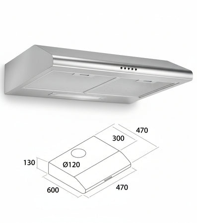 KIT CUCINA CAPPA ELETTRICA PER CUCINA CM. 60