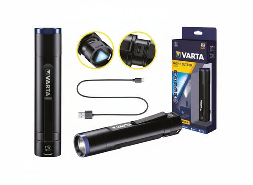 TORCE VARTA LED NIGHT CUTTER F20R A BATTERIA MM.34xH160