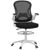 Sedia da Ufficio Ergonomica in Tessuto Traspirante con Altezza Regolabile e Braccioli Ribaltabili, 59x65x110-130 cm JK6921-628V00BKJK6