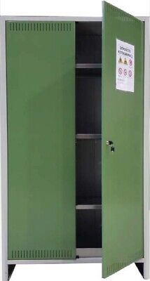 ARMADIO ARMADIETTO SCAFFALI PER FITOFARMACI CM.100X40X179,5