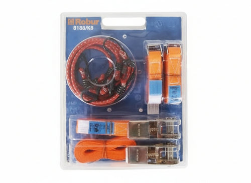 FASCE SERRAGGIO E FUNI ELASTICHE KIT 8 PZ. 8188/K8