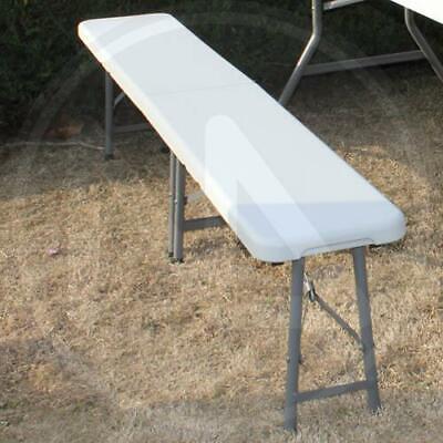 PANCA CAMPING PIEGHEVOLE E CHIUDIBILE IN METALLO E PVC CM.183x28x44H