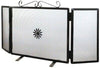 PARASCINTILLE PER CAMINETTI A 3 ANTE SOLE CM. 90X40H