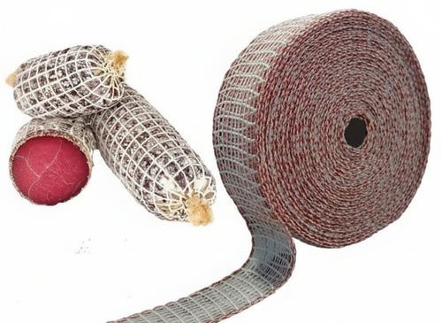 RETI RETE GARZA ELASTICA PER INSACCATI SALUMI 10 QUADRI ROTOLO 50 MT