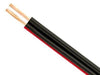 CAVO PIATTINA HI-FI ROSSO/NERO 2X0.75 CONDUTTORI CAVI MATASSE ELETTRICHE MT.100