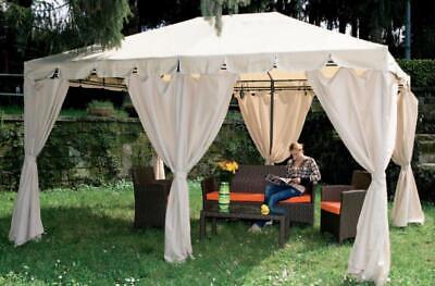 GAZEBO IN METALLO ARMONIA MT. 3X4 ARREDO GIARDINO ESTERNO