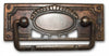 Maniglia Maniglietta per Mobili Ottone Antico Metal Style 100x46 mm