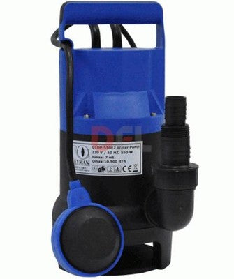 ELETTROPOMPA POMPE SOMMERGIBILE IN PVC 550 watt - 10500 litri/h - hp 0,75
