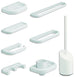 KIT ACCESSORI DA BAGNO 9 PEZZI SERIE LINEA
