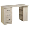 Scrivania PC Moderna per Camera con 3 Cassetti e 3 Scaffali in Legno per Casa e Ufficio 120x49x72cm VQ1836-068V01NDVQ1