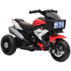 Moto Elettrica per Bambini 3-5 Anni (max. 25kg) con 3 Ruote, Luci e Suoni, Batteria 6V, Rosso, 86x42x52cm GF6370-102RDGF6