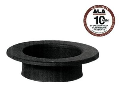 ROSONI ROSONE 2MM NERO OPACO PER STUFE STUFA D. CM. 12-13-14-15-16 CANNE FUMARIE