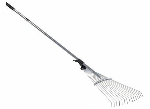 RASTRELLI SCOPE PER ERBA BRIXO 15 DENTI REGOLABILI C/MANICO UTENSILI DA GIARDINO