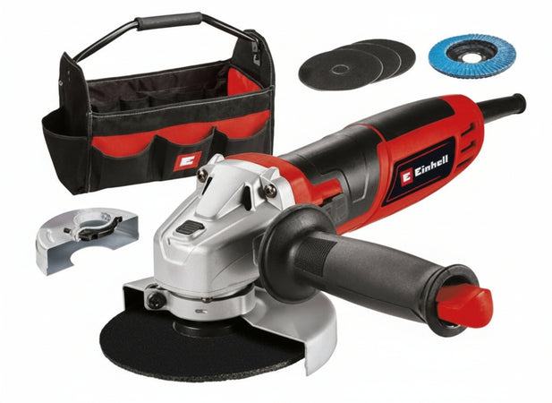SMERIGLIATRICE ANGOLARE TC-AG 125 MM 850 EINHELL KIT DISCHI + BORSA