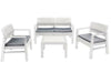 SET DA GIARDINO KILIMANJARO BIANCO SALOTTINO SALOTTO ARREDO GIARDINO