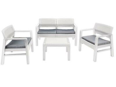 SET DA GIARDINO KILIMANJARO BIANCO SALOTTINO SALOTTO ARREDO GIARDINO