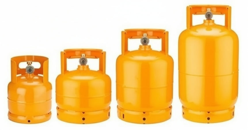 BOMBOLA PER GAS COMPLETA DI RUBINETTO IDEALE PER CAMPEGGIO KG.3