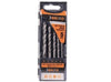 SET PUNTE PER FORARE BRIXO HSS FRESATE 5 PZ MISURE 3-4-5-6-8 MM
