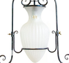LAMPADE LINEA ANFORA LAMPADARIO A SOSPENSIONE CON GIARA IN VETRO GHIACCIO