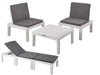 SET RESINA SALOTTINO DUETTO 3 IN 1