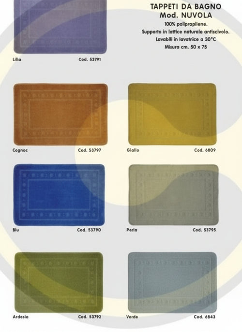 TAPPETO DA BAGNO NUVOLA cm 50 x 75