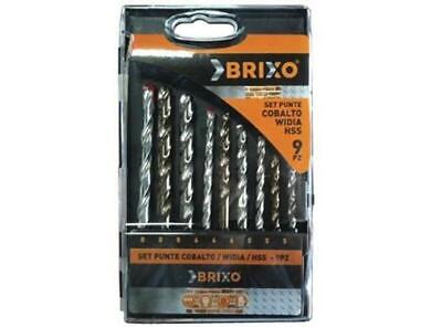 SET PUNTE PER FORARE BRIXO HSS - WIDIA - COBALTO 9 PZ