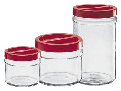 12 PZ VASI VESETTI BOCCACCIO IN VETRO ORTES CON TAPPO A VITE CC.1000
