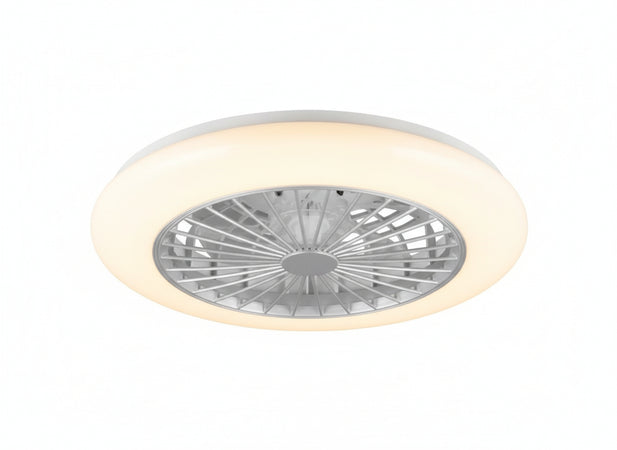 PLAFONIERA VENTILATORE LED TRIO CON VENTILATORE INTEGRATO STRALSUND CM.50xH16