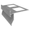 GOCCIOLATOIO PER BALCONI/TERRAZZE TOP LMARGHEZZA MM. 95X2,7MT PZ 2 ALUMMINIO